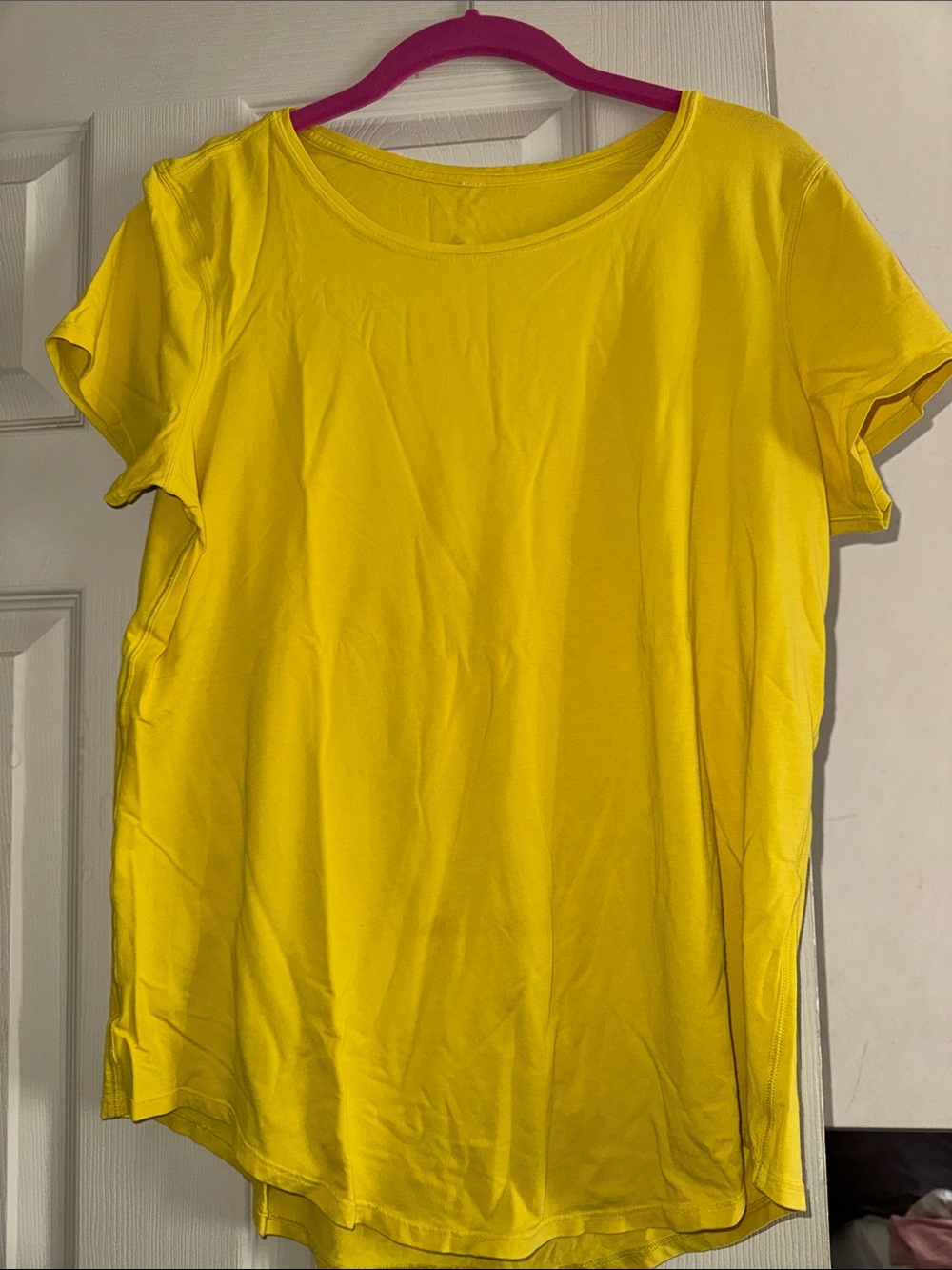 lululemon athletica Women's Short Sleeve Tee in Bright Yellow